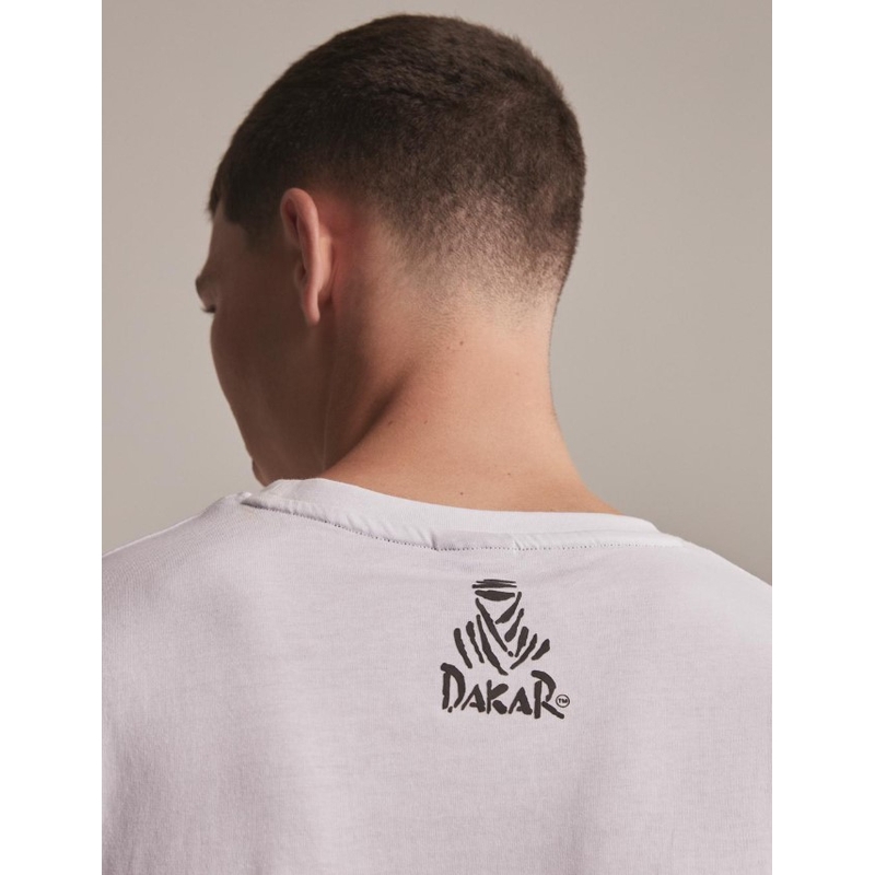 Triko DAKAR DKR Logo 23 bílé