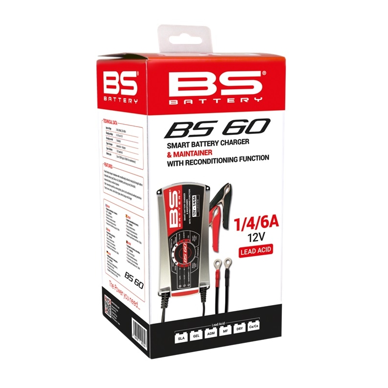 Nabíječka baterií BS-BATTERY PRO SMART 12V 1/4/6A