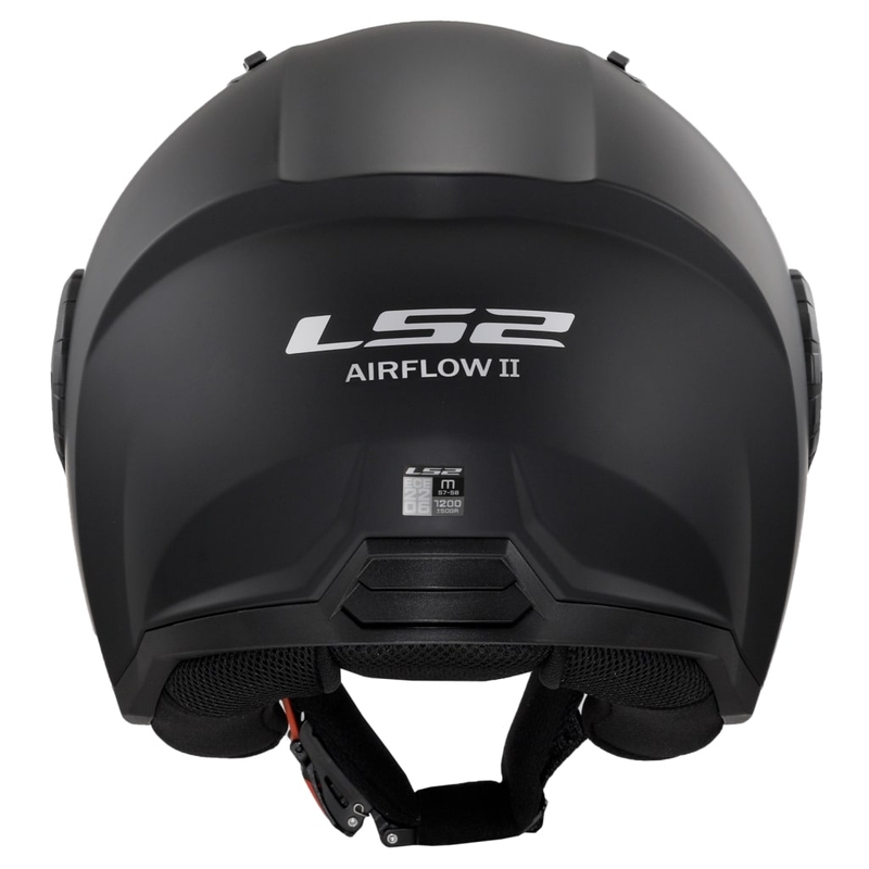 Otevřená přilba na motorku LS2 OF616 Airflow II Solid matná černá