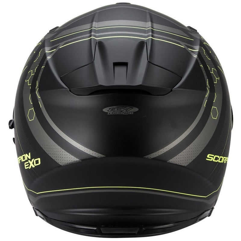 Integrální přilba na motorku Scorpion EXO-510 Air Sync černá matná-fluo žlutá