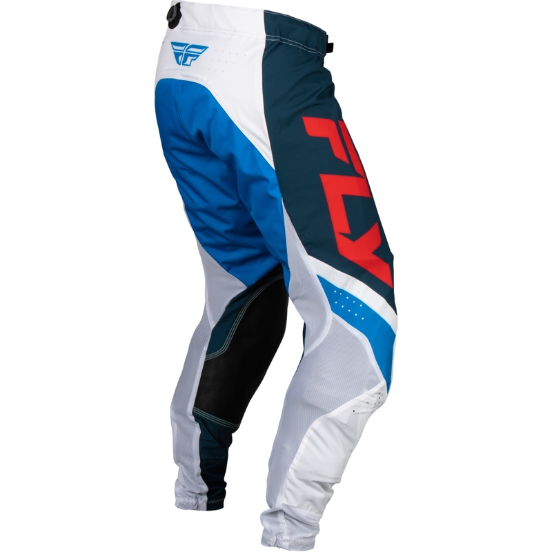 Motokrosové kalhoty FLY Racing Lite 2024 červeno-bílo-modré