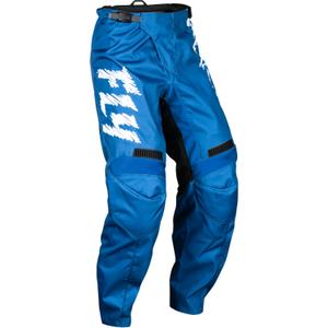 Dětské motokrosové kalhoty FLY Racing F-16 2024 modro-bílé