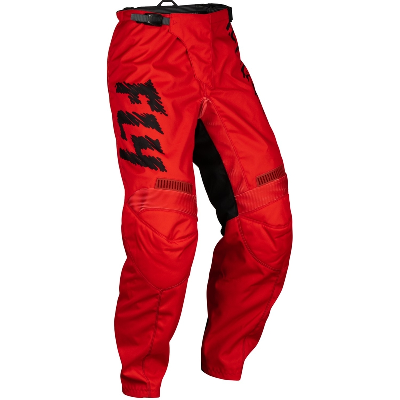 Dětské motokrosové kalhoty FLY Racing F-16 2024 červeno-černo-šedé výprodej