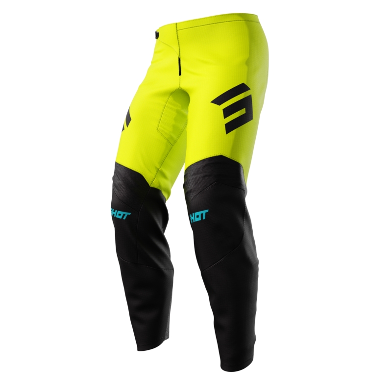 Dětské motokrosové kalhoty Shot Iron fluo žluté výprodej