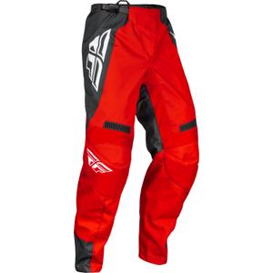 Motokrosové kalhoty FLY Racing F-16 červeno-šedo-bílé