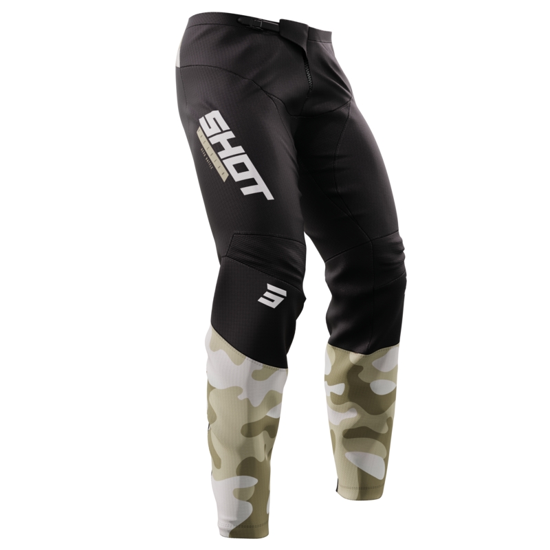Motokrosové kalhoty Shot Devo Battle černo-pískové výprodej