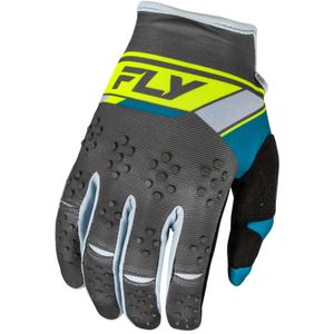 Motokrosové rukavice FLY Racing Kinetix Prix 2024 šedo-fluo žluté