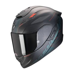 Integrální helma na motorku Scorpion EXO-1400 EVO II AIR LUMA matná černo-zelená