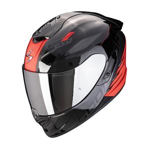 Integrální helma na motorku Scorpion EXO-1400 EVO II AIR LUMA černo-červená