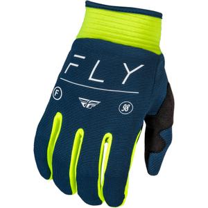 Motokrosové rukavice FLY Racing F-16 2024 modro-fluo žluto-bílé