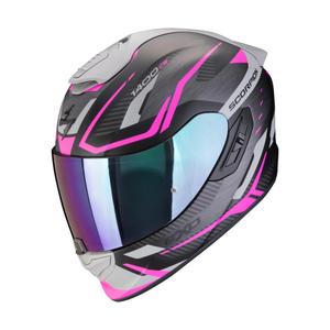 Integrální helma na motorku Scorpion EXO-1400 EVO II AIR ACCORD matná černo-růžová