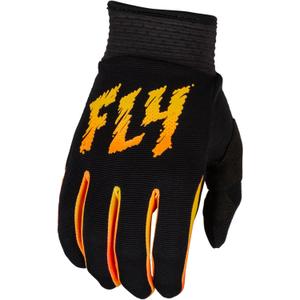 Dětské motokrosové rukavice FLY Racing F-16 2024 černo-žluto-oranžové