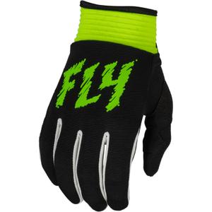 Dětské motokrosové rukavice FLY Racing F-16 2024 černo-fluo zelené