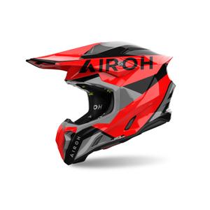 Motokrosová helma Airoh Twist 3 King 2024 červená lesklá