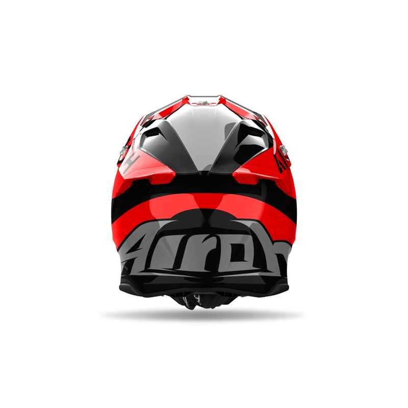 Motokrosová helma Airoh Twist 3 King červená lesklá