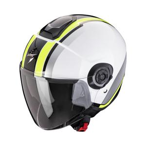 Otevřená helma na motorku Scorpion CORPION EXO-CITY II VEL bílo-fluo žlutá