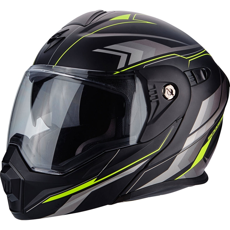 Výklopná enduro přilba Scorpion ADX-1 Anima černá matná-fluo žlutá výprodej