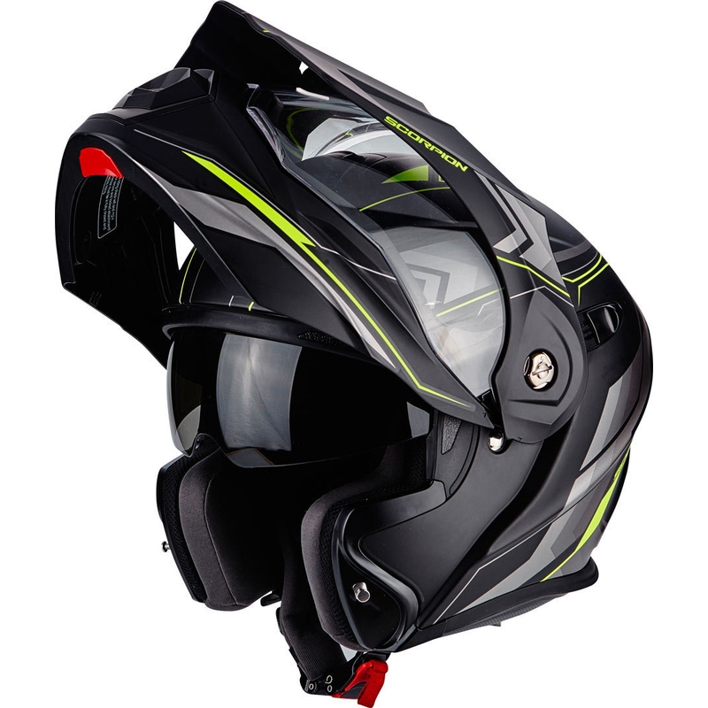 Výklopná enduro přilba Scorpion ADX-1 Anima černá matná-fluo žlutá výprodej