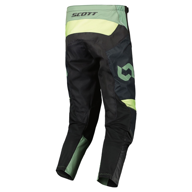 Motokrosové kalhoty Scott EVO RACE zeleno-černé
