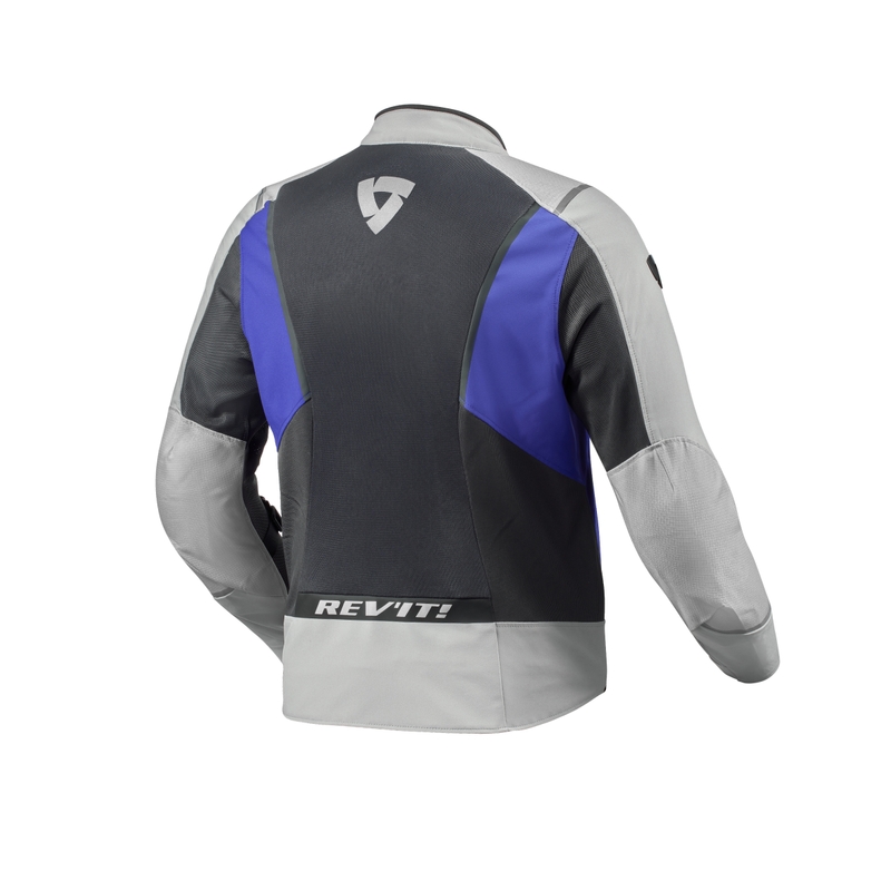 Bunda na motorku Revit Airwave 4 světle šedo-modrá
