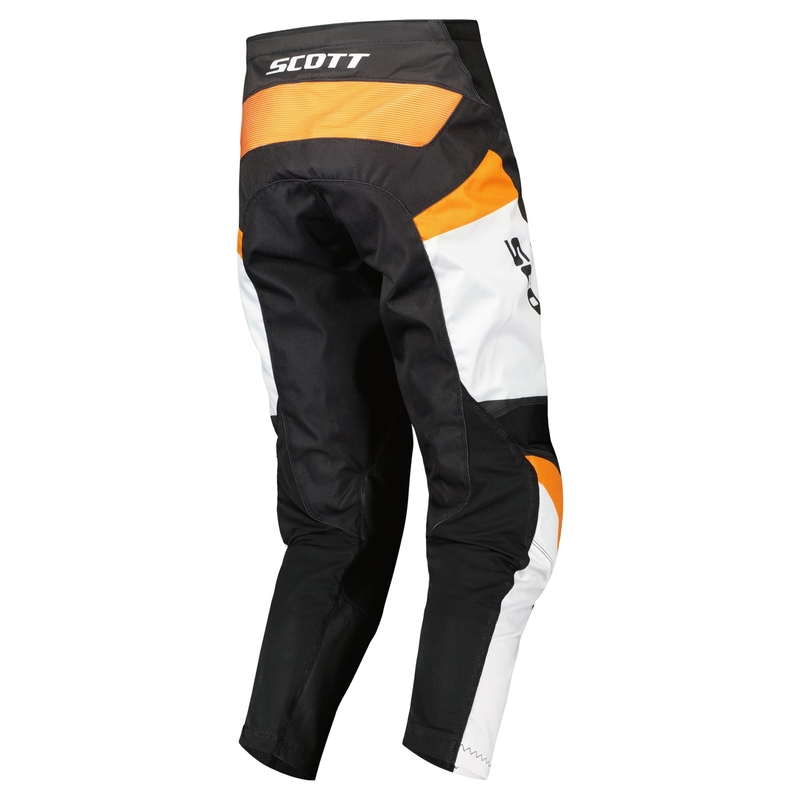 Motokrosové kalhoty Scott EVO TRACK černo-oranžové