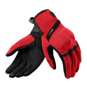 Dámské rukavice na motorku Revit Mosca 2 červeno-černé