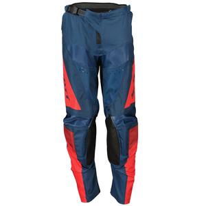 Dětské motokrosové kalhoty Scott EVO TRACK modro-neonově červené