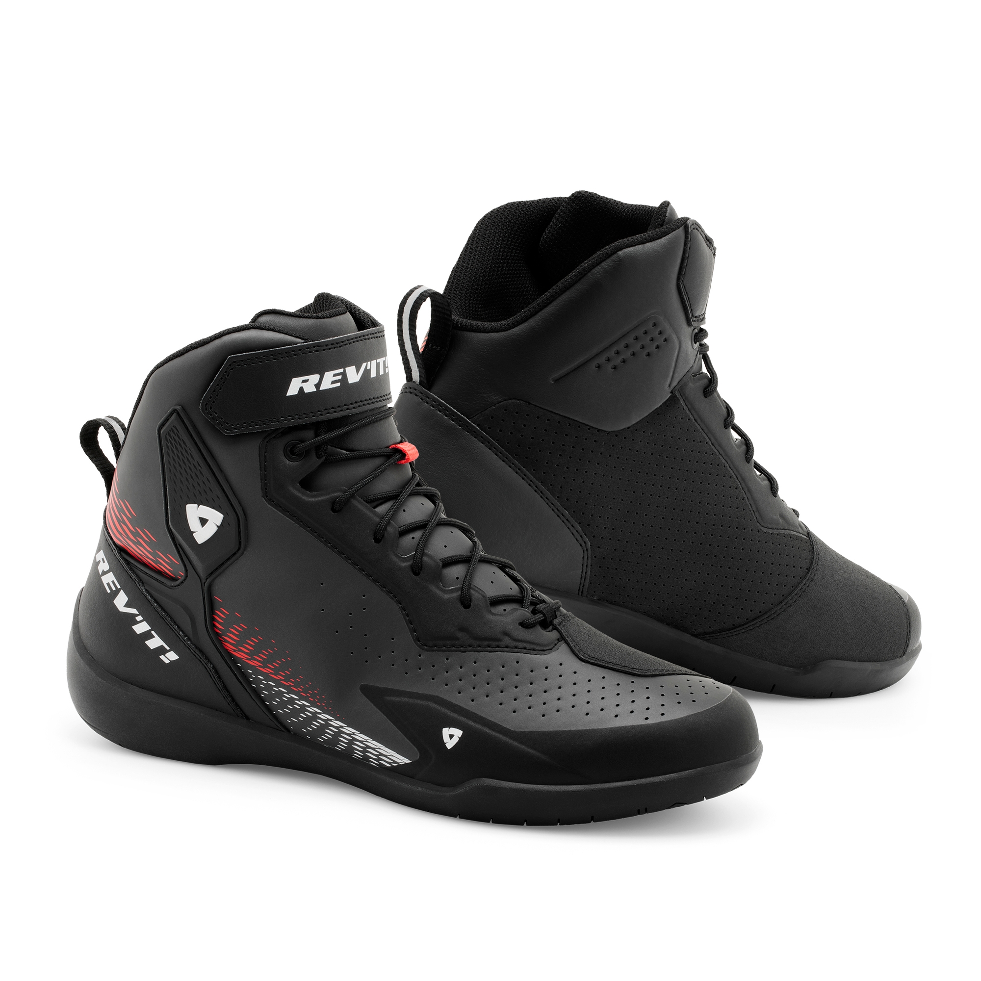 Boty na motorku Revit G-Force 2 černo-fluo červené Velikost: 39