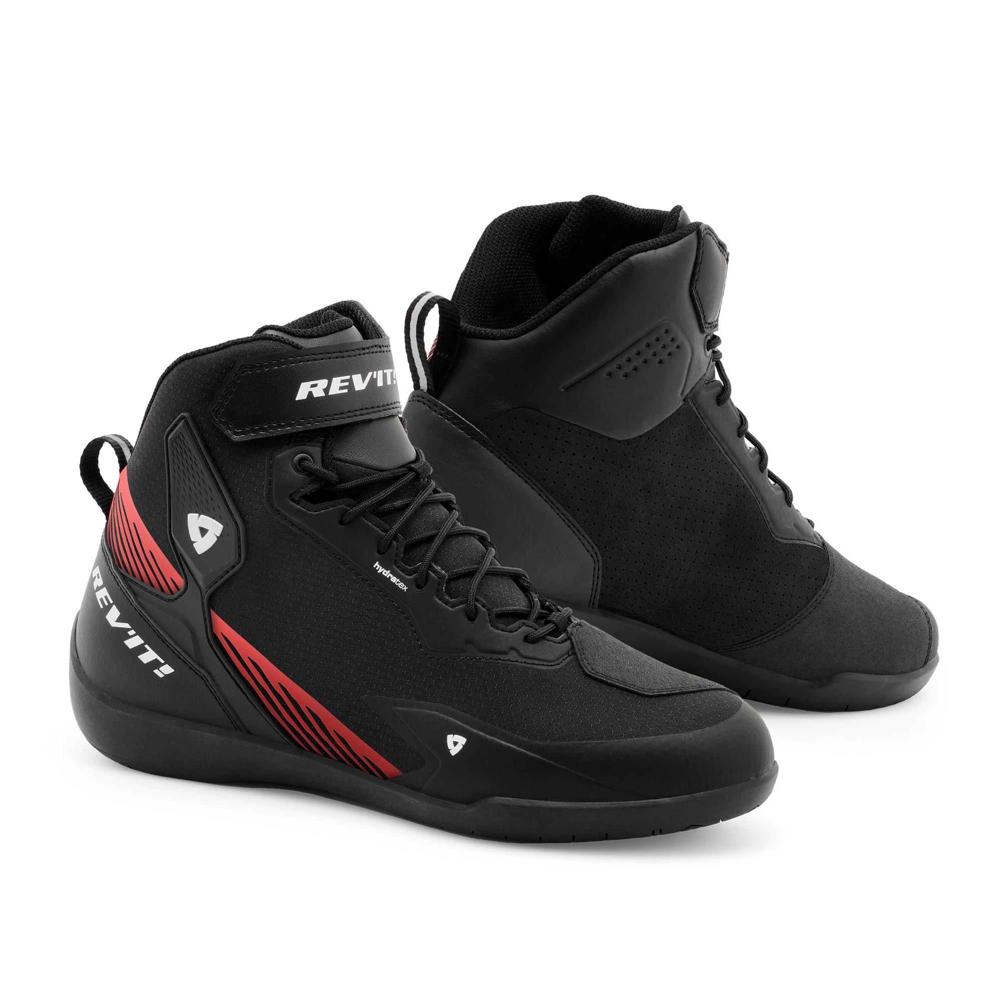 Boty na motorku Revit G-Force 2 H2O černo-fluo červené Velikost: 40
