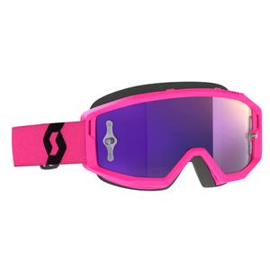 Motokrosové brýle Scott PRIMAL CHROME růžovo-černo-fialové