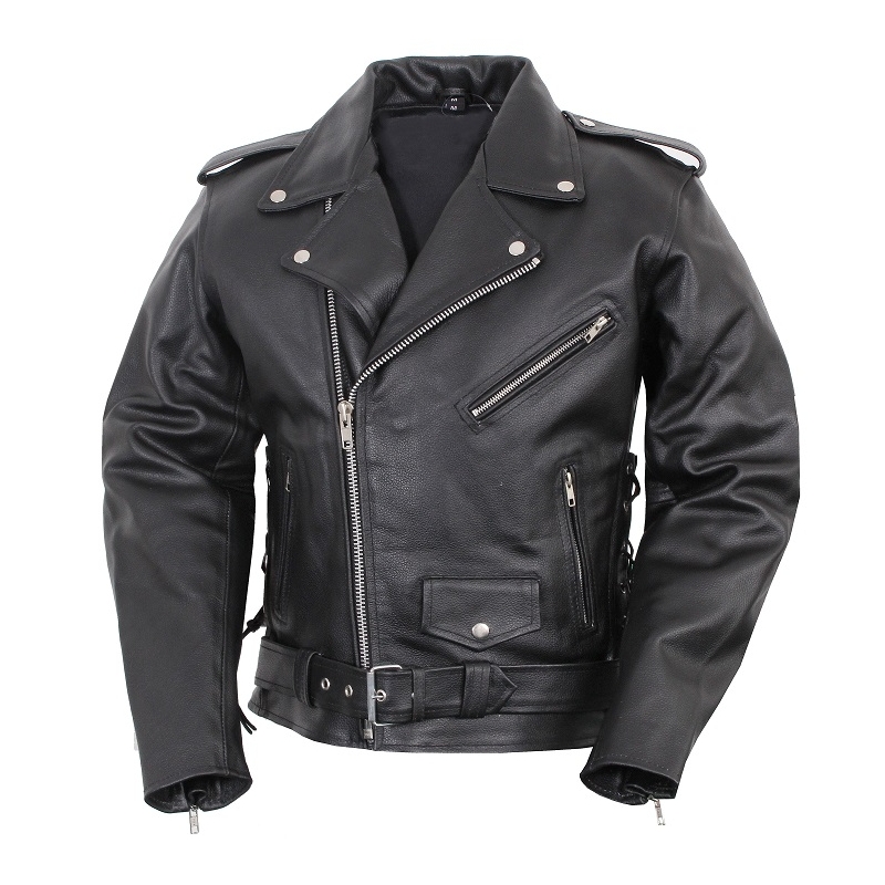 SET: Boty koně RSA KW + kožený pásek RSA Klasik + Křivák - kožená bunda RSA