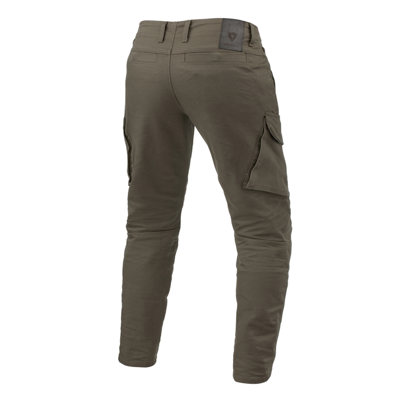Zkrácené džíny na motorku Revit Cargo TF khaki