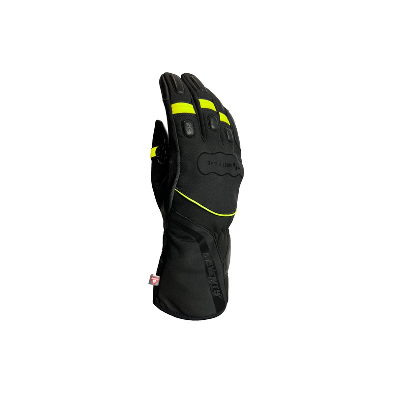 Rukavice na motorku SEVENTY DEGREES SD-T7 černo-fluo žluté