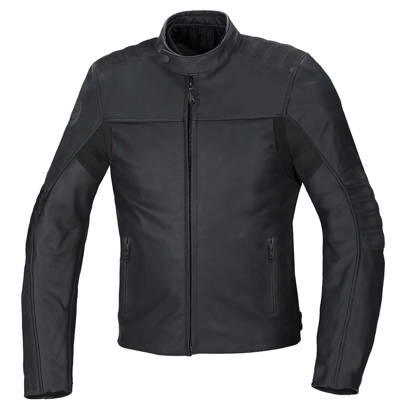 Kožená bunda na motorku SEVENTY DEGREES SD-JL1 černá