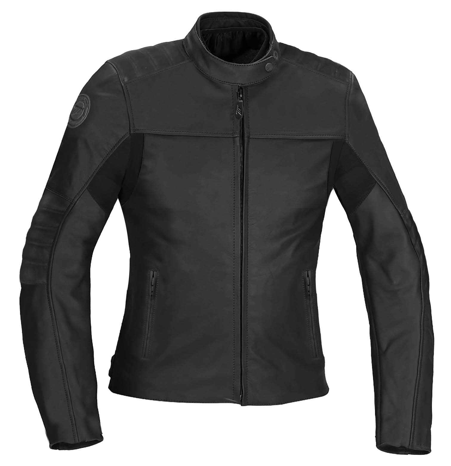 Dámská kožená bunda na motorku SEVENTY DEGREES SD-JL3 černá Velikost: XS