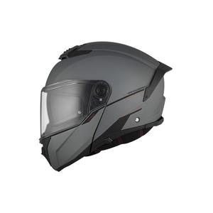 Vyklápěcí helma na motorku MT ATOM 2 SV SOLID A2 šedá matná