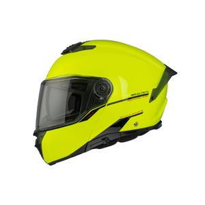 Vyklápěcí helma na motorku MT ATOM 2 SV SOLID A3 fluo žlutá lesklá