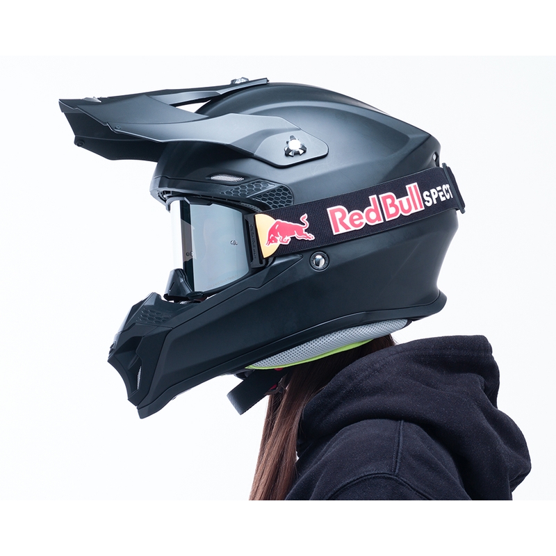 Motokrosové brýle Red Bull Spect STRIVE S černé s kouřovým sklem