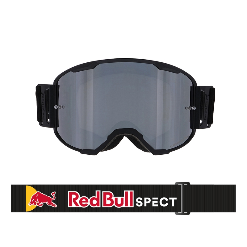 Motokrosové brýle Red Bull Spect STRIVE S černé s kouřovým sklem