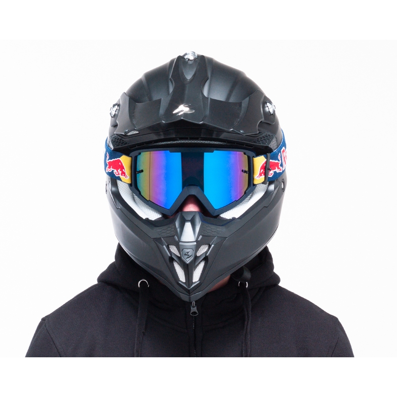 Motokrosové brýle Red Bull Spect WHIP tmavě modré s modrým sklem