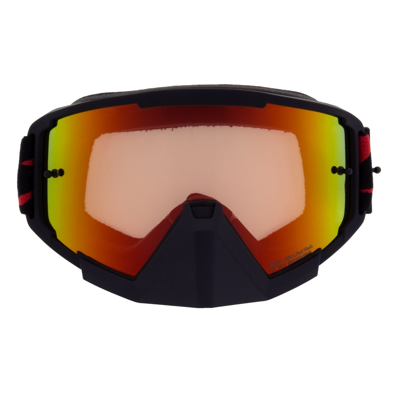 Motokrosové brýle Red Bull Spect WHIP černé s červeno-žlutým sklem