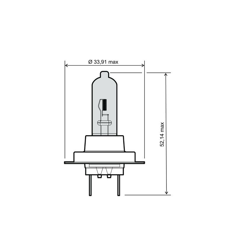 Přední světlo RMS H7 12V 55W
