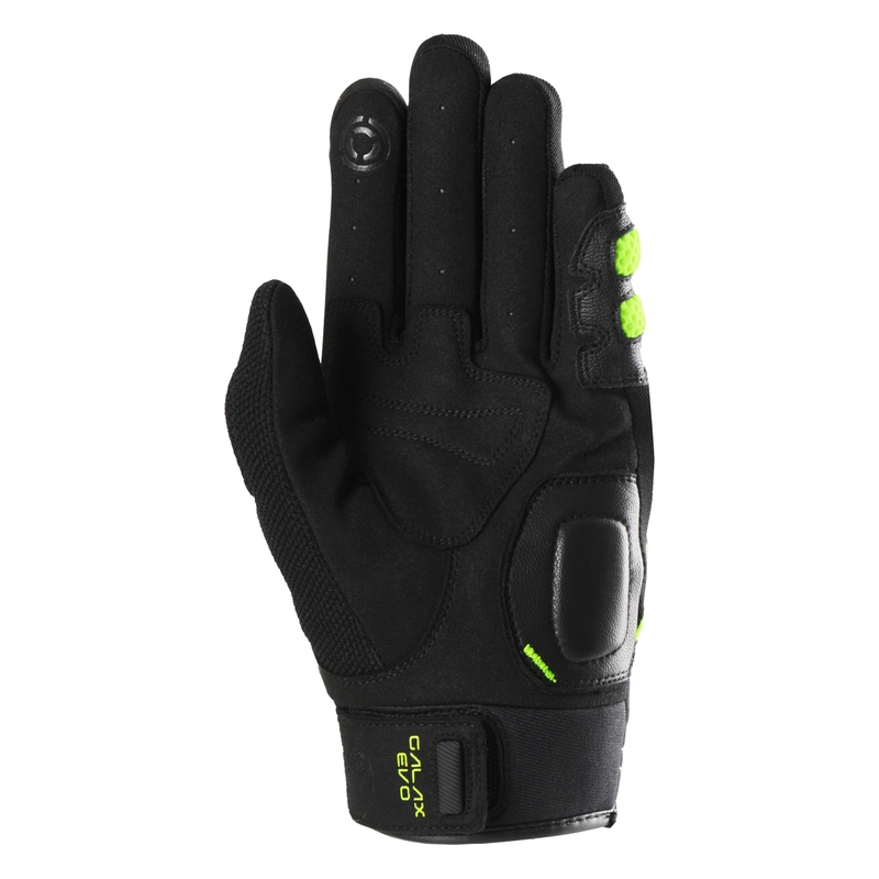Rukavice na motorku Furygan Galax EVO černo-fluo žluté
