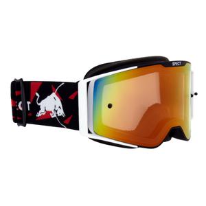 Motokrosové brýle Red Bull Spect TORP černo-bílé s červeným sklem
