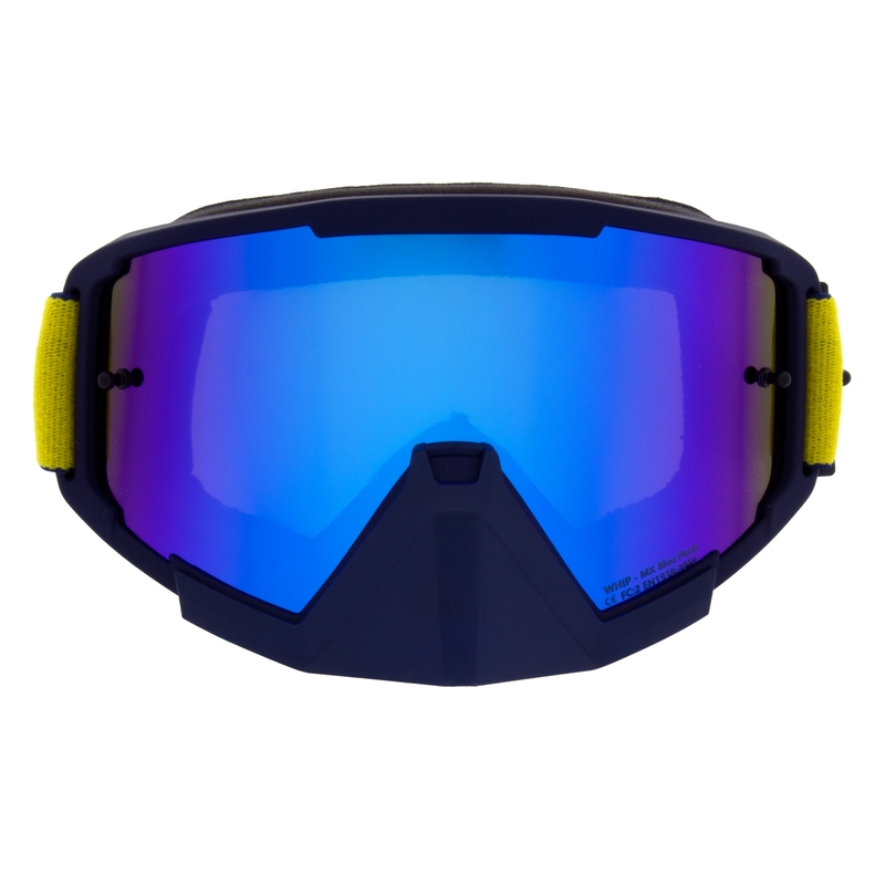 Motokrosové brýle na snowcross Red Bull Spect TORP modré s modrým sklem