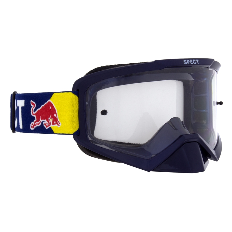 Motokrosové brýle Red Bull Spect EVAN modré s čirým sklem