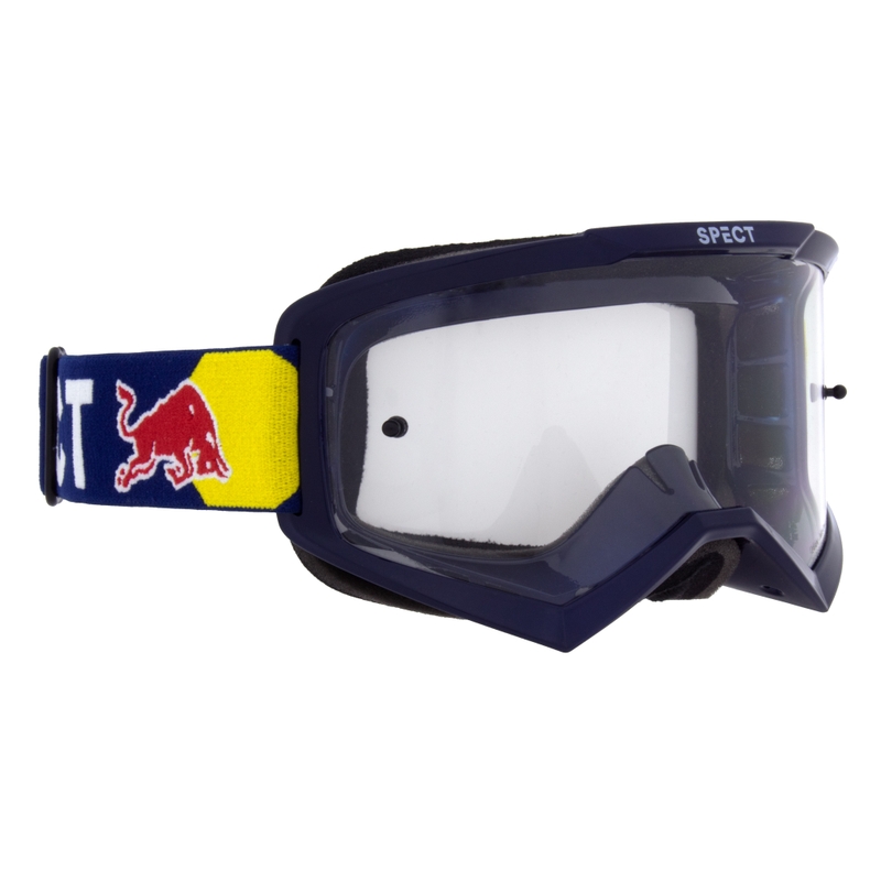 Motokrosové brýle Red Bull Spect EVAN modré s čirým sklem