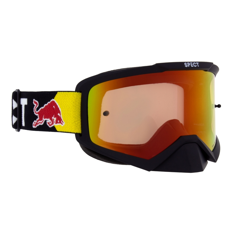 Motokrosové brýle Red Bull Spect  EVAN černé s červeno-žlutým sklem