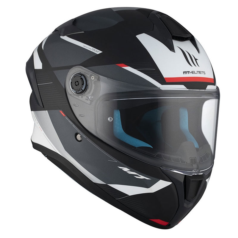 Integrální helma na motorku MT TARGO S KAY B2 matná černo-šedo-bílá