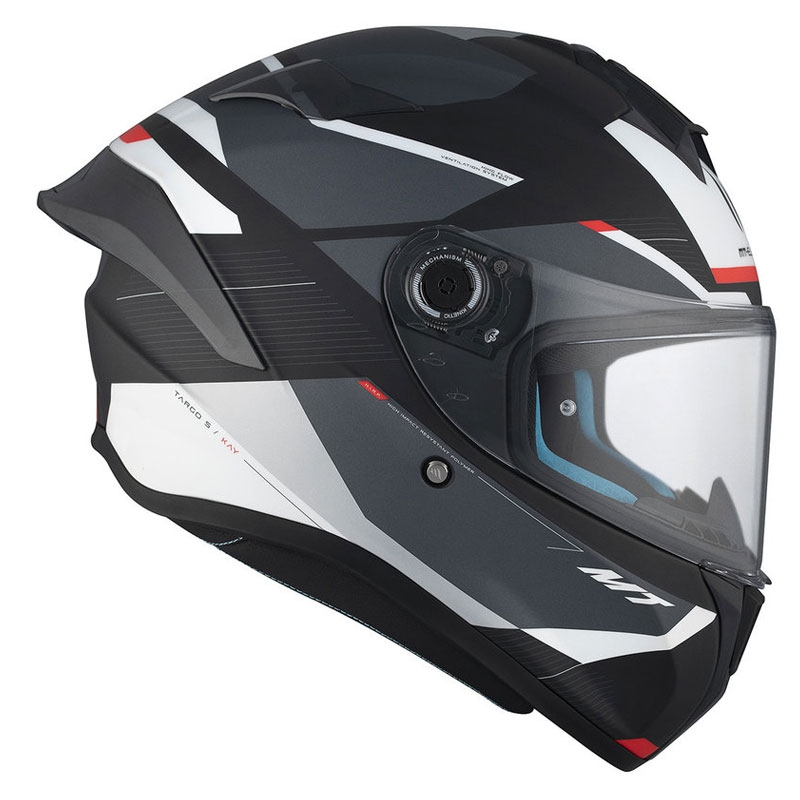 Integrální helma na motorku MT TARGO S KAY B2 matná černo-šedo-bílá